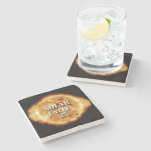 Dessous-de-verre En Pierre Solaire Cycle 25 Soleil actif