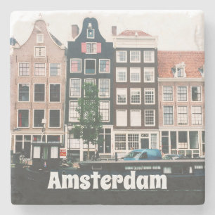 Dessous-de-verre En Pierre Souvenir de voyage Amsterdam