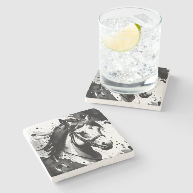 Dessous-de-verre En Pierre Spirit Pony 9 (Côté)