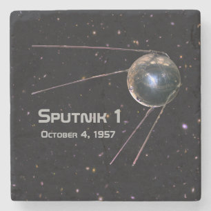 Dessous-de-verre En Pierre Spoutnik 1 Satellite