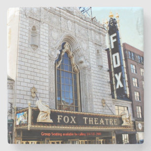 Dessous-de-verre En Pierre St Louis, théâtre fabuleux de Fox, dessous de