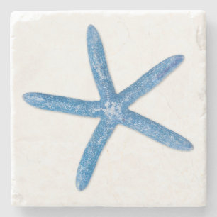 Dessous-de-verre En Pierre Starfish bleu