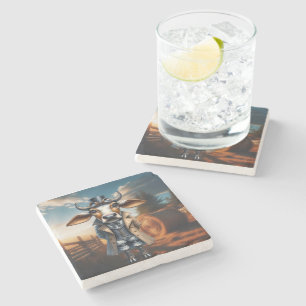 Dessous-de-verre En Pierre Steampunk Zebu