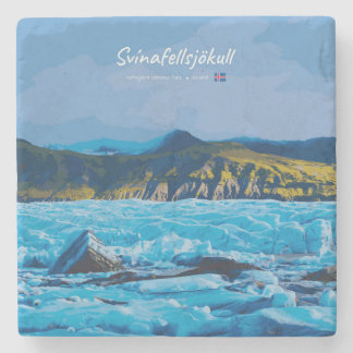Dessous-de-verre En Pierre Svínafellsjökull, Iceland - Glacier View