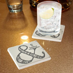 Dessous-de-verre En Pierre Symbole de l'esperluette et ainsi il commence natu