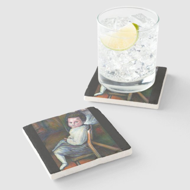 Dessous-de-verre En Pierre Synésie (Côté)