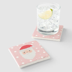 Dessous-de-verre En Pierre Tableau père Noël Illustration