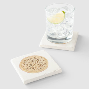 Dessous-de-verre En Pierre Tapis blanc