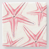 Tapis de pierre naturelle Étoile de mer rose
