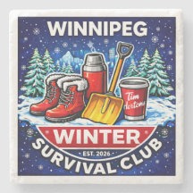 Tapis de souris de survie à l'hiver de Winnipeg –