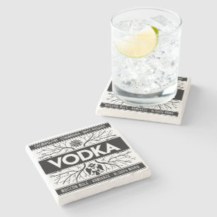 Dessous-de-verre En Pierre Tapis de verre pour vodka