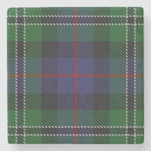 Dessous-de-verre En Pierre Tartan rose de chasse de vieux clan écossais de