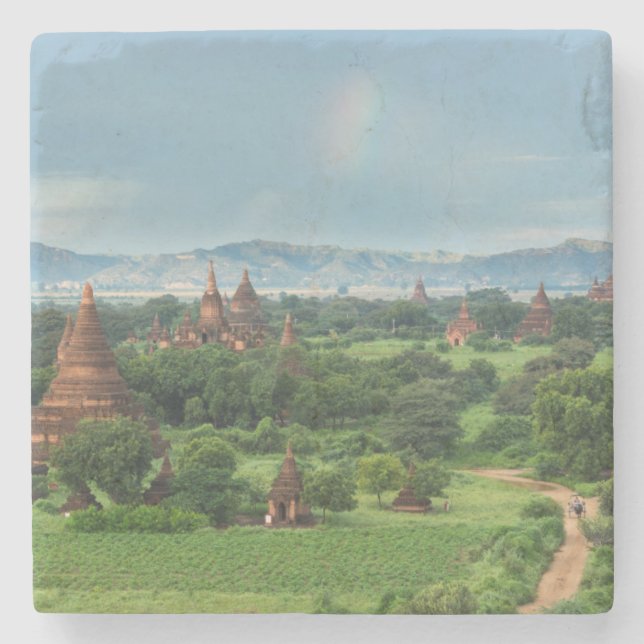 Dessous-de-verre En Pierre Temple à Bagan, Myanmar (Devant)