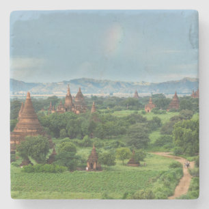 Dessous-de-verre En Pierre Temples à Bagan, Myanmar