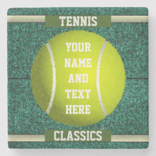 Dessous-de-verre En Pierre Tennis personnalisé
