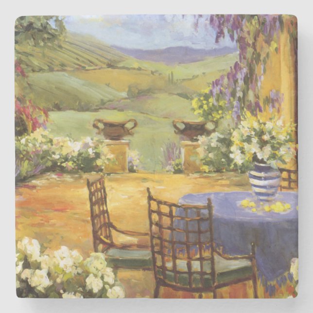 Dessous-de-verre En Pierre Terrasse de campagne (Devant)