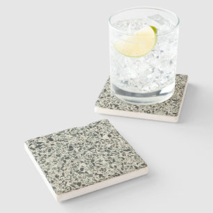 Dessous-de-verre En Pierre Terrazzo Vert Moderne