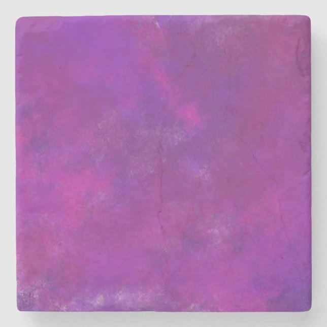 Dessous-de-verre En Pierre Texture Abstraite violette (Devant)