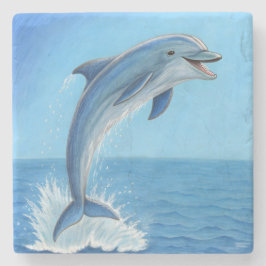 Dessous-de-verre En Pierre The Dolphin’s Silent Dance