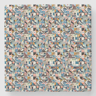 Dessous-de-verre En Pierre The LETTER J Stereogram