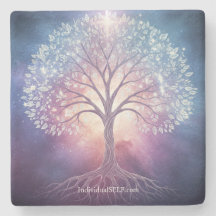 The Living Blueprint Stone Coaster