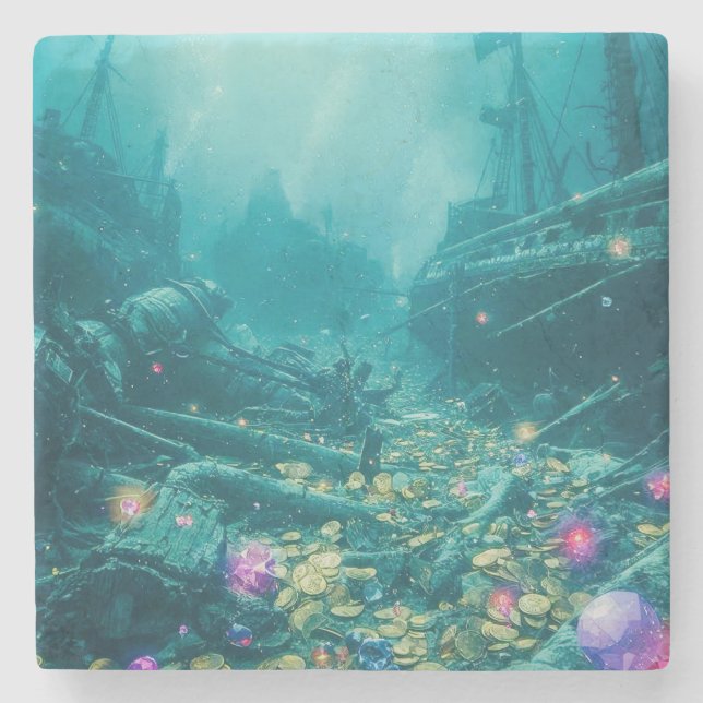 Dessous-de-verre En Pierre The Sunken Myth  (Devant)