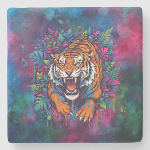 Dessous-de-verre En Pierre Tigre