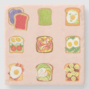 Dessous-de-verre En Pierre Toast Brunch