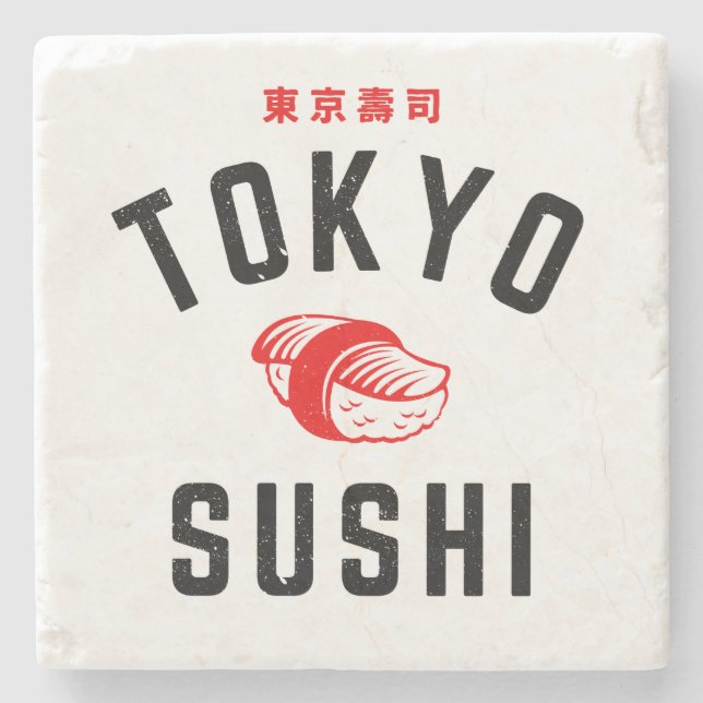 Dessous-de-verre En Pierre Tokyo Sushi (Devant)