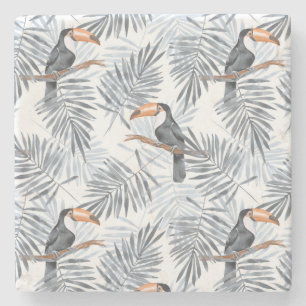 Dessous-de-verre En Pierre Toucan gris