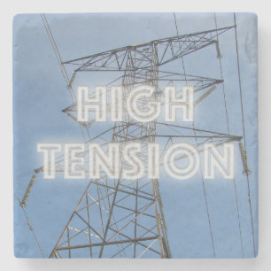 Dessous-de-verre En Pierre Tour haute tension