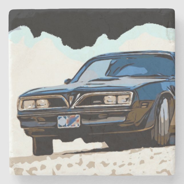 DESSOUS-DE-VERRE EN PIERRE TRANS AM 1977 (Devant)