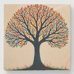 Dessous-de-verre En Pierre Tree of Life