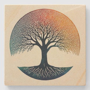 Dessous-de-verre En Pierre Tree of Life