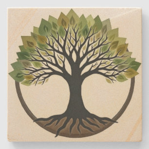Dessous-de-verre En Pierre Tree of Life