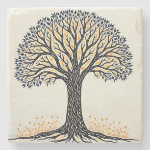 Dessous-de-verre En Pierre Tree of Life