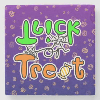 Dessous-de-verre En Pierre Trick ou Treat d'Halloween