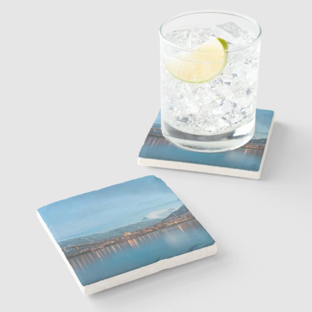 Dessous-de-verre En Pierre Tromso Norvège (Côté)