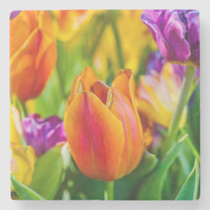 Dessous-de-verre En Pierre Tulipes Enchantant