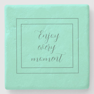 Dessous-de-verre En Pierre Turquoise Profitez De Chaque Moment