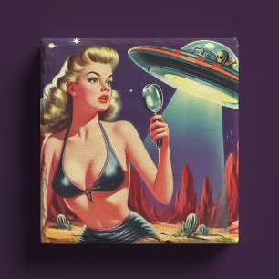 Dessous-de-verre En Pierre Ufo Pin up