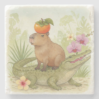 Dessous-de-verre En Pierre Un Croc et une carrière