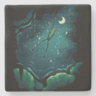 Dessous-de-verre En Pierre Un saut sur la lune
