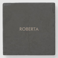 Unique moderne Black Grey Ajouter son propre nom
