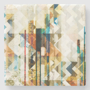 Dessous-de-verre En Pierre Urbain Chevron II