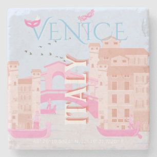 Dessous-de-verre En Pierre Venice Travel Art, Italie, Travel Art