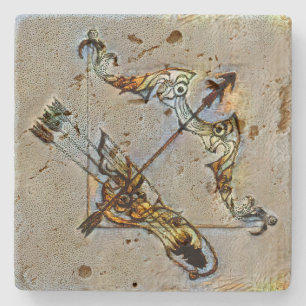 Dessous-de-verre En Pierre Venise de Sagittarius