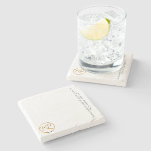 Dessous-de-verre En Pierre Ventilateur RAMO & PAUL or