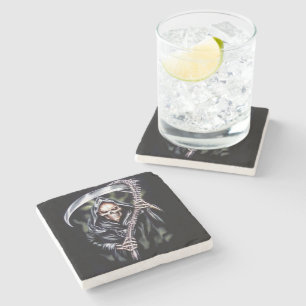 Dessous-de-verre En Pierre Vient ici sinistre
