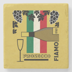 Dessous-de-verre En Pierre Vin pétillant de Prosecco